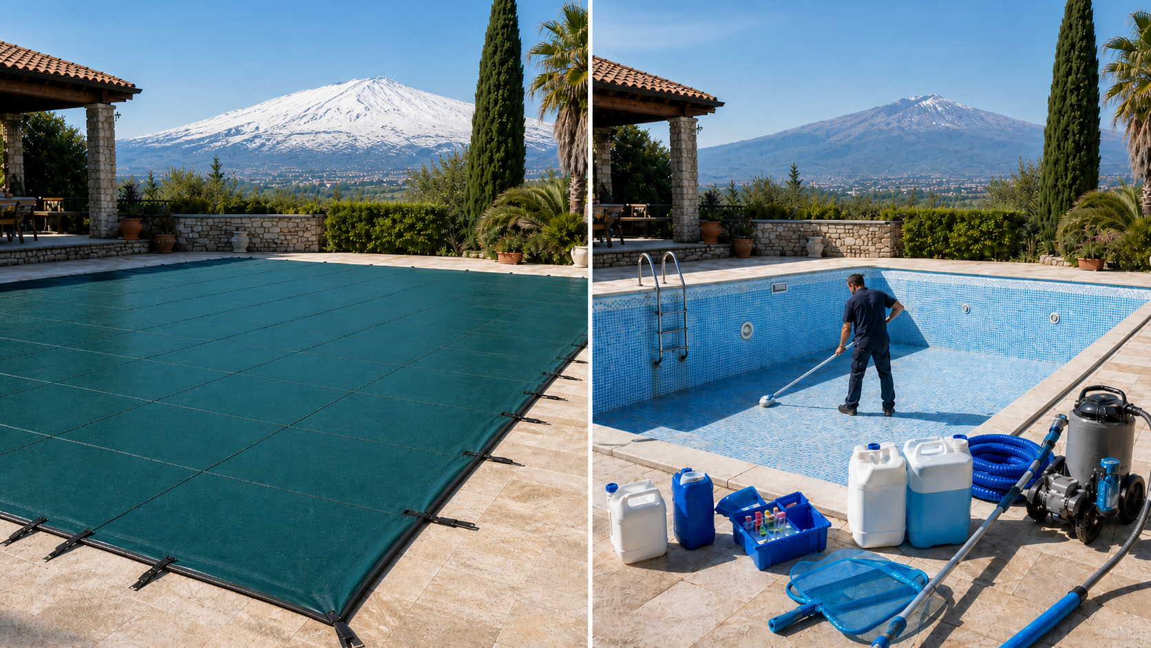 Apertura e chiusura stagionale piscina Giarre